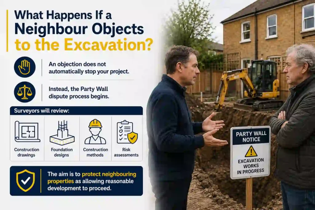 The Complete Guide to Section 6 Excavation Notices 3 What Happens If a Neighbour Objects to the Excavation Cirencester