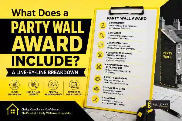 Party Wall Awards Explained Line-by-Line: What Property Owners and Neighbours Need to Know 1 What Does a Party Wall Award Include? A Line-by-Line Breakdown Cirencester